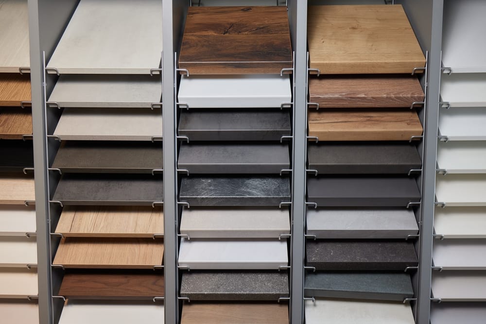 A plethora of flooring options.